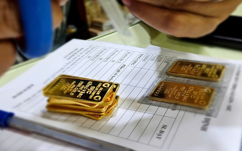 Giá vàng hôm nay 28-3: Tăng mạnh, đạt mức kỷ lục mới- Ảnh 1. Giá vàng trong nước tăng