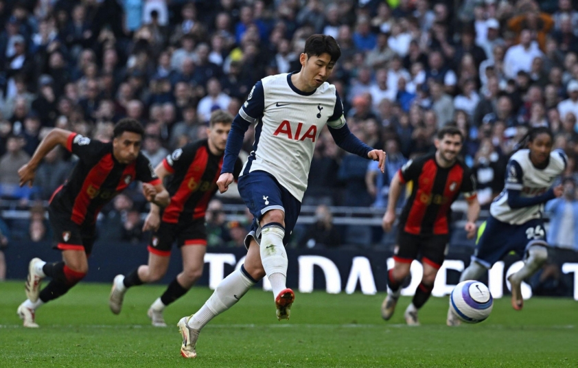 Tottenham thoát hiểm trên sân nhà, hòa kịch tính Bournemouth- Ảnh 2. Son Heung-min níu kéo 1 điểm cho Tottenham