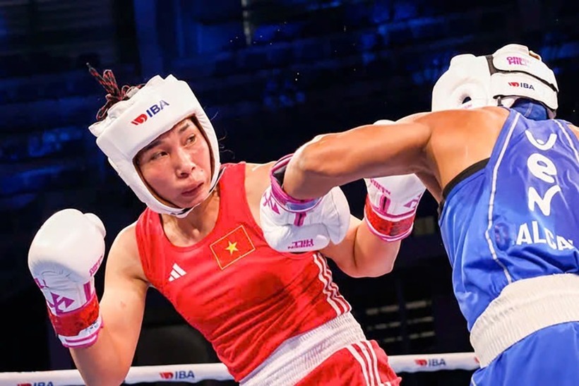 Hà Thị Linh – Nữ võ sĩ dân tộc Tày giành huy chương đồng boxing thế giới 2025- Ảnh 1. Nữ võ sĩ boxing người Tày giành HCĐ quyền Anh thế giới. Ảnh: IBA.