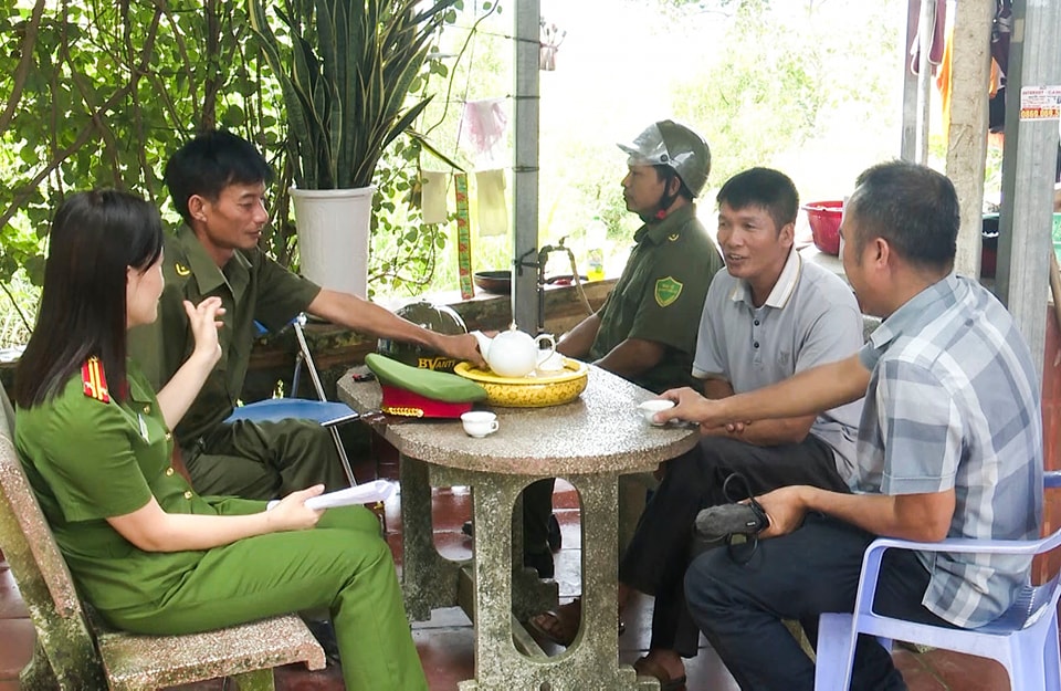 Quang Kim: Tổ bảo vệ an ninh cơ sở – Điểm tựa vững chắc cho bình yên thôn bản- Ảnh 1.
