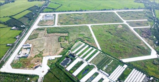 Cụm công nghiệp Xây Đá B diện tích 53,9 ha. (Ảnh Báo Dân Tộc)