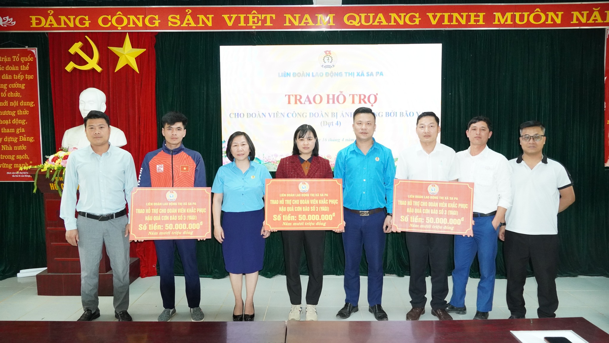 Sa Pa: Hỗ trợ đợt 4 cho người lao động bị ảnh hưởng bởi bão Yagi- Ảnh 2.