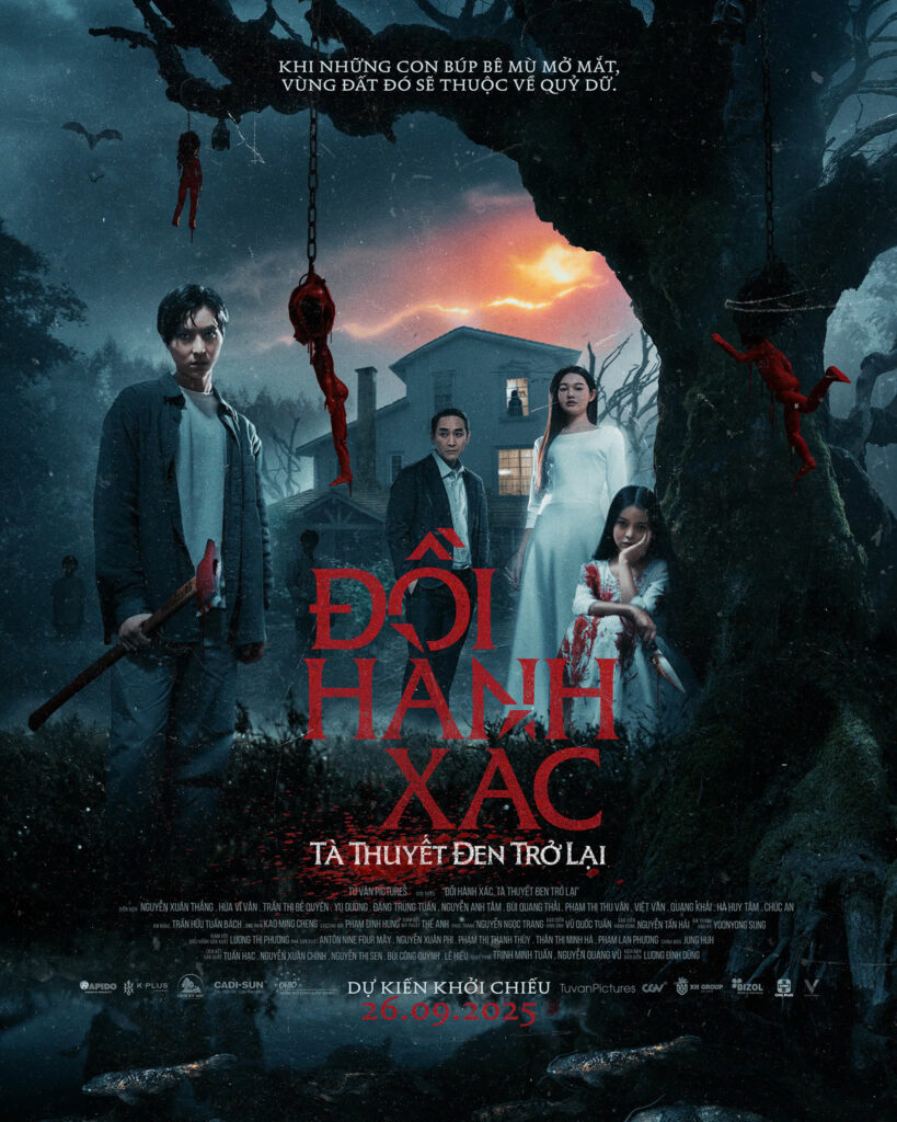Bé Quyên, Yu Dương hóa thân làm ma nữ trong "Đồi hành xác: Tà thuyết đen trở lại"- Ảnh 1.