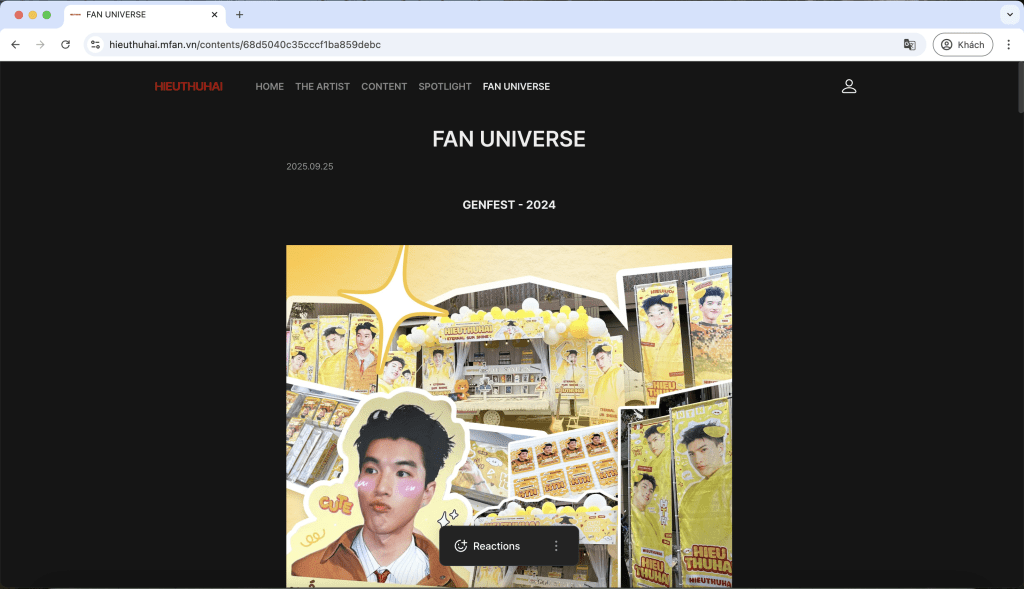 HIEUTHUHAI ra mắt Fandom Platform nhân dịp sinh nhật tuổi 26, xây dựng “ngôi nhà chung” cho SUNDAYs- Ảnh 3.