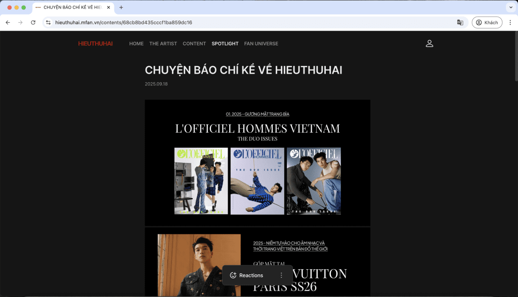 HIEUTHUHAI ra mắt Fandom Platform nhân dịp sinh nhật tuổi 26, xây dựng “ngôi nhà chung” cho SUNDAYs- Ảnh 4.