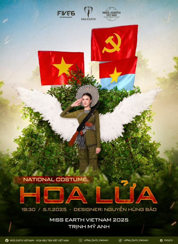 Á hậu Trịnh Mỹ Anh công bố trang phục dân tộc ý nghĩa dự thi "Miss Earth 2025"- Ảnh 1. Á hậu Trịnh Mỹ Anh công bố trang phục dân tộc ý nghĩa dự thi "Miss Earth 2025"- Ảnh 1.