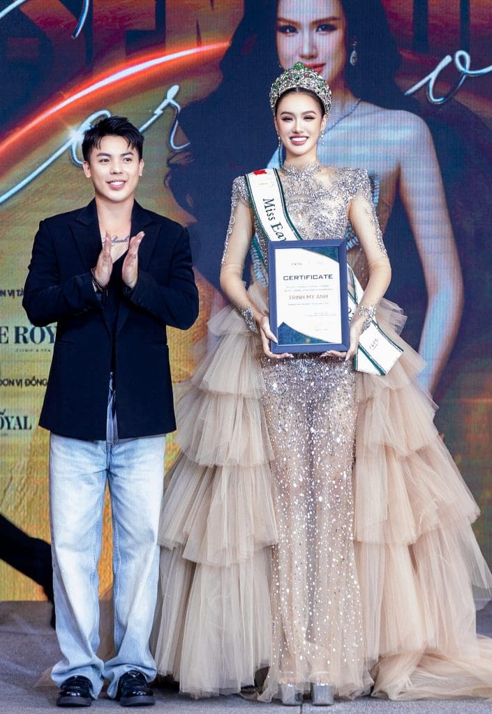Á hậu Trịnh Mỹ Anh sẵn sàng chinh phục vương miện Miss Earth - Hoa hậu Trái đất 2025- Ảnh 1. Á hậu Trịnh Mỹ Anh sẵn sàng chinh phục vương miện Miss Earth - Hoa hậu Trái đất 2025- Ảnh 1.