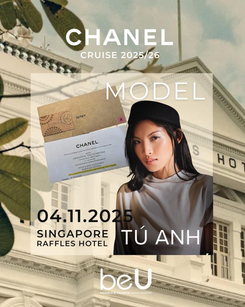 Huỳnh Tú Anh chính thức trở thành người mẫu Việt Nam đầu tiên trình diễn trong show CHANEL- Ảnh 1. Huỳnh Tú Anh chính thức trở thành người mẫu Việt Nam đầu tiên trình diễn trong show CHANEL- Ảnh 1.