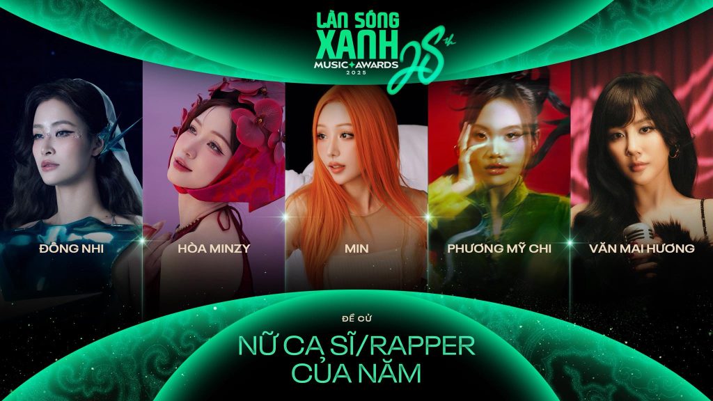 Dàn rapper đồng loạt vắng mặt tại đề cử "Ca sĩ của năm" tại Làn Sóng Xanh 2025- Ảnh 2. Dàn rapper đồng loạt vắng mặt tại đề cử "Ca sĩ của năm" tại Làn Sóng Xanh 2025- Ảnh 2.
