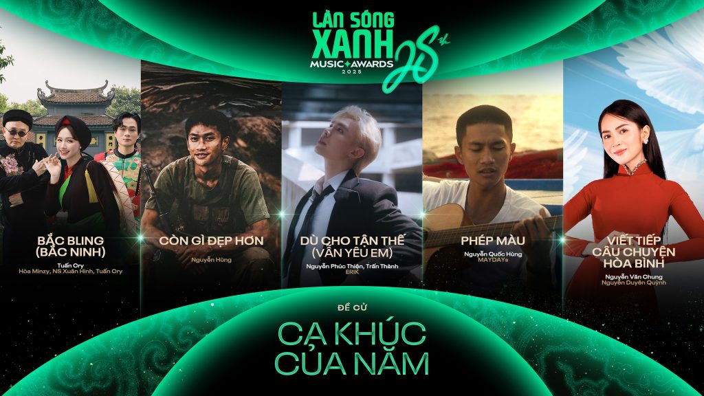 Dàn rapper đồng loạt vắng mặt tại đề cử "Ca sĩ của năm" tại Làn Sóng Xanh 2025- Ảnh 5. Dàn rapper đồng loạt vắng mặt tại đề cử "Ca sĩ của năm" tại Làn Sóng Xanh 2025- Ảnh 5.