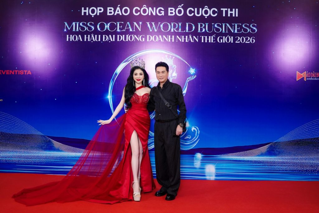 Hoa hậu Lucy Hà “phá bỏ giới hạn tuổi tác” tại Miss Ocean World Business 2026- Ảnh 1. Hoa hậu Lucy Hà “phá bỏ giới hạn tuổi tác” tại Miss Ocean World Business 2026- Ảnh 1.