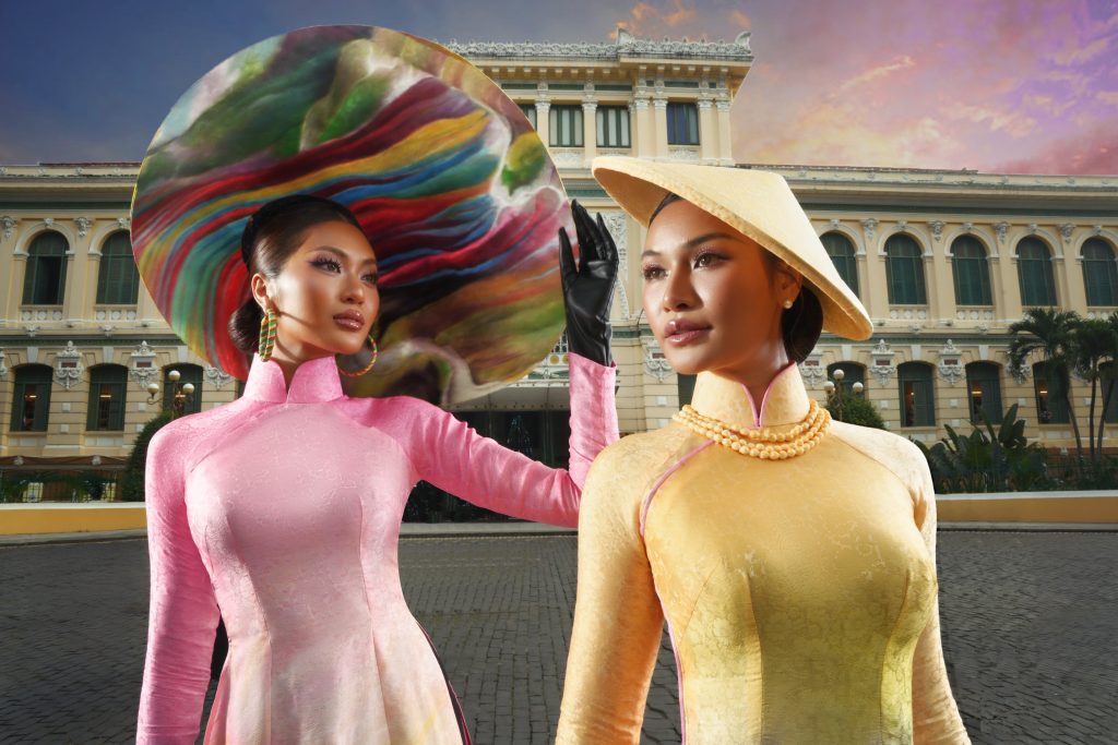 Top 2 Miss Cosmo 2024 hóa "Cô Ba Sài Gòn", quảng bá văn hóa Việt trước thềm khép lại nhiệm kỳ rực rỡ- Ảnh 3. Top 2 Miss Cosmo 2024 hóa "Cô Ba Sài Gòn", quảng bá văn hóa Việt trước thềm khép lại nhiệm kỳ rực rỡ- Ảnh 3.