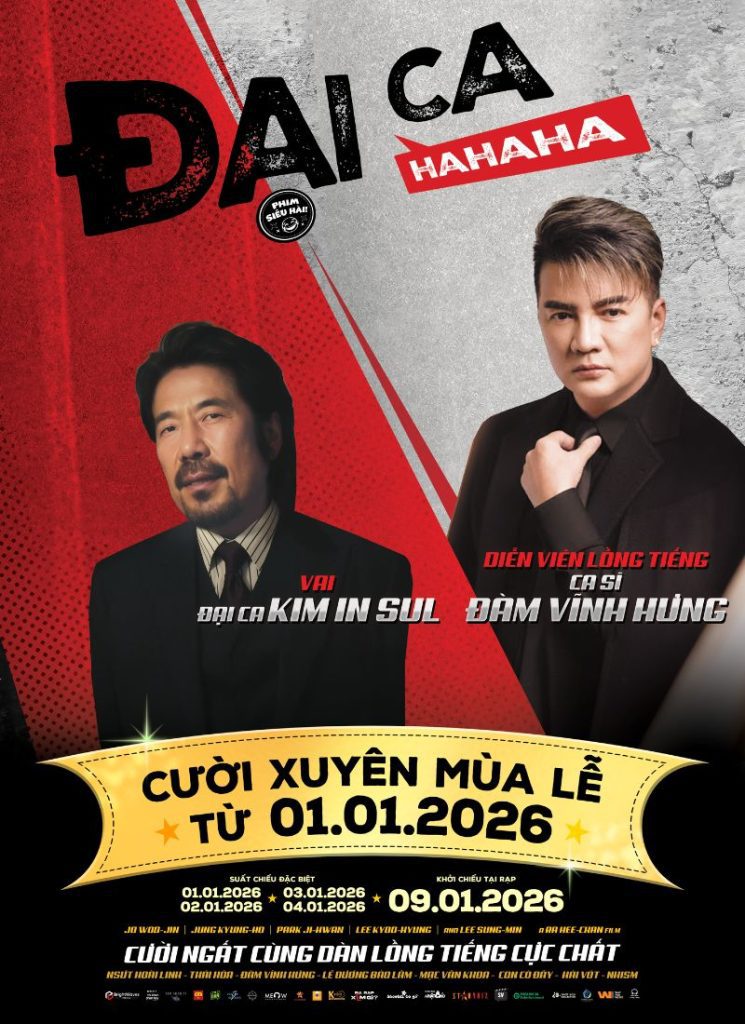 Ho&agrave;i Linh - Th&aacute;i H&ograve;a dẫn đầu d&agrave;n nam thần đổ bộ si&ecirc;u phẩm "Đại ca Ha Ha Ha" dịp Tết Dương lịch 2026- Ảnh 1.