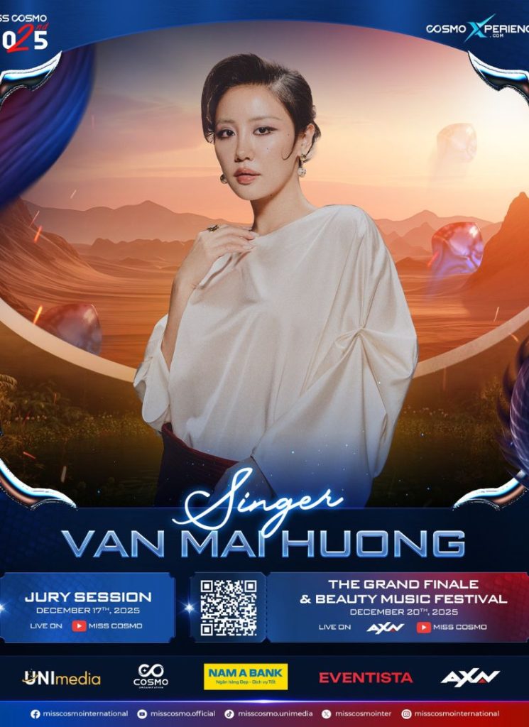 Dàn line up sở hữu "hit khủng" từ Hồ Ngọc Hà đến Trúc Nhân hột tụ tại đêm chung kết Miss Cosmo 2025- Ảnh 4. Dàn line up sở hữu "hit khủng" từ Hồ Ngọc Hà đến Trúc Nhân hột tụ tại đêm chung kết Miss Cosmo 2025- Ảnh 4.