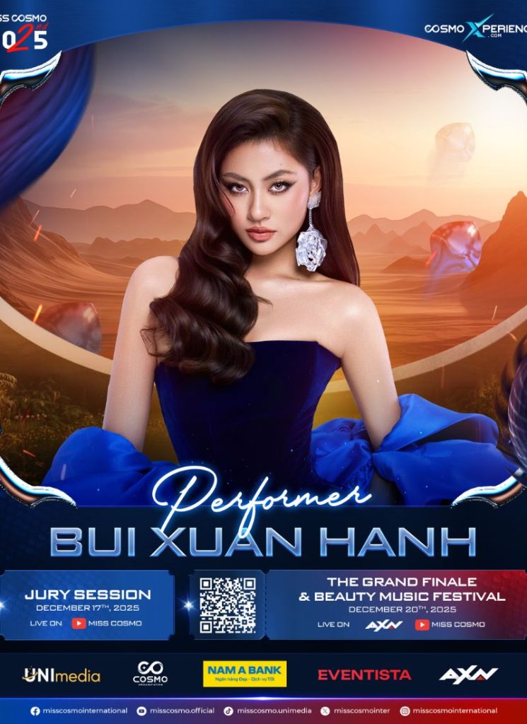 Dàn line up sở hữu "hit khủng" từ Hồ Ngọc Hà đến Trúc Nhân hột tụ tại đêm chung kết Miss Cosmo 2025- Ảnh 6. Dàn line up sở hữu "hit khủng" từ Hồ Ngọc Hà đến Trúc Nhân hột tụ tại đêm chung kết Miss Cosmo 2025- Ảnh 6.