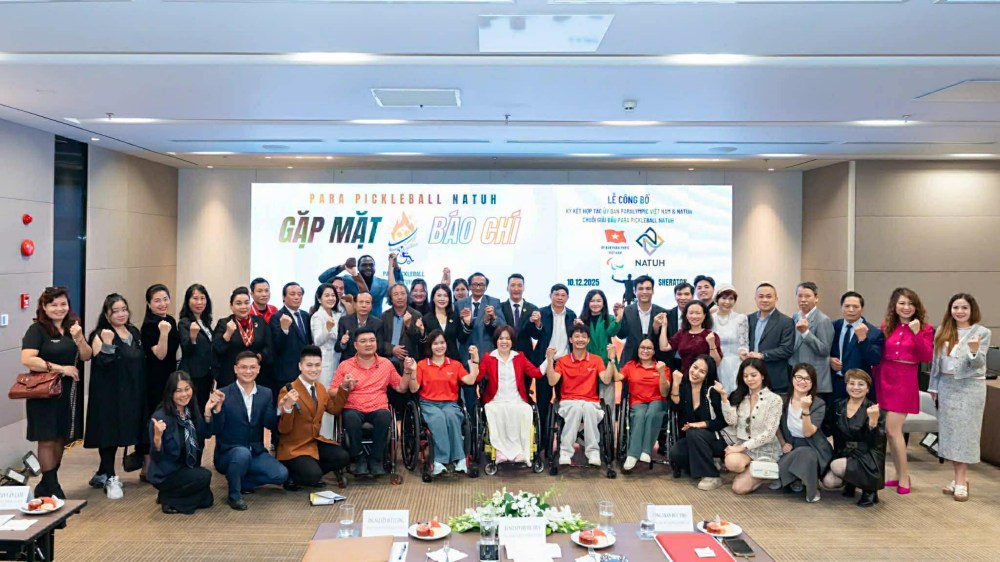 Phát động chuỗi giải ParaNatuh Pickleball: Tôn vinh ý chí kiên cường của người khuyết tật- Ảnh 3. Phát động chuỗi giải ParaNatuh Pickleball: Tôn vinh ý chí kiên cường của người khuyết tật- Ảnh 3.