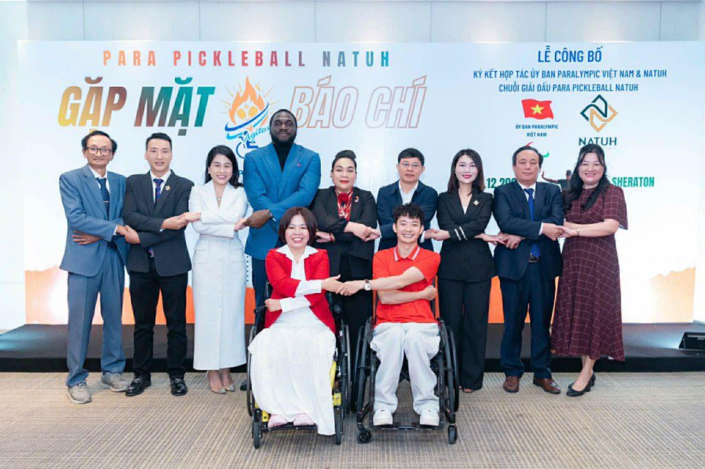 Phát động chuỗi giải ParaNatuh Pickleball: Tôn vinh ý chí kiên cường của người khuyết tật- Ảnh 1. Phát động chuỗi giải ParaNatuh Pickleball: Tôn vinh ý chí kiên cường của người khuyết tật- Ảnh 1.