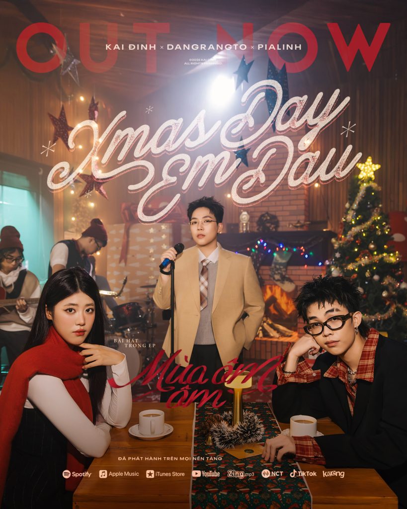 PiaLinh g&oacute;p giọng trong EP Gi&aacute;ng sinh &ldquo;m&ugrave;a &ocirc;m &ocirc;m&rdquo; của Kai Đinh, xuất hiện b&ecirc;n cạnh Dangrangto- Ảnh 1.