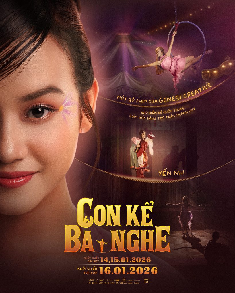 "Con kể ba nghe" h&eacute; lộ H&agrave;nh tr&igrave;nh tập xiếc mạo hiểm của Kiều Minh Tuấn - Quốc Kh&aacute;nh v&agrave; d&agrave;n diễn vi&ecirc;n- Ảnh 6.