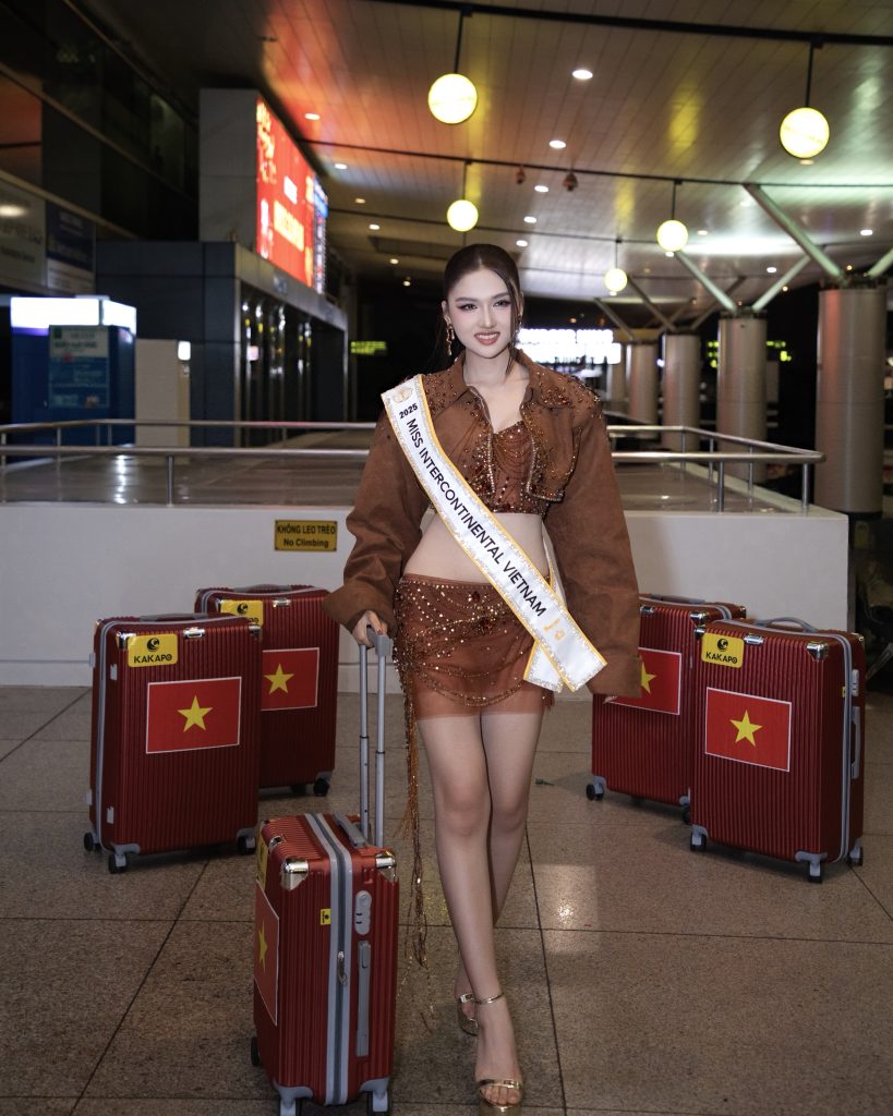&Aacute; hậu Thu Ng&acirc;n mang hơn 100kg h&agrave;nh l&yacute;, sẵn s&agrave;ng cho h&agrave;nh tr&igrave;nh Miss Intercontinental tại Ai Cập- Ảnh 1.