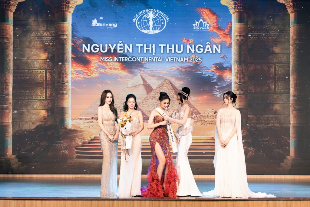 &Aacute; hậu Thu Ng&acirc;n ch&iacute;nh thức h&eacute; lộ trang phục sẽ mang đến cuộc thi Miss Intercontinental 2026- Ảnh 2.