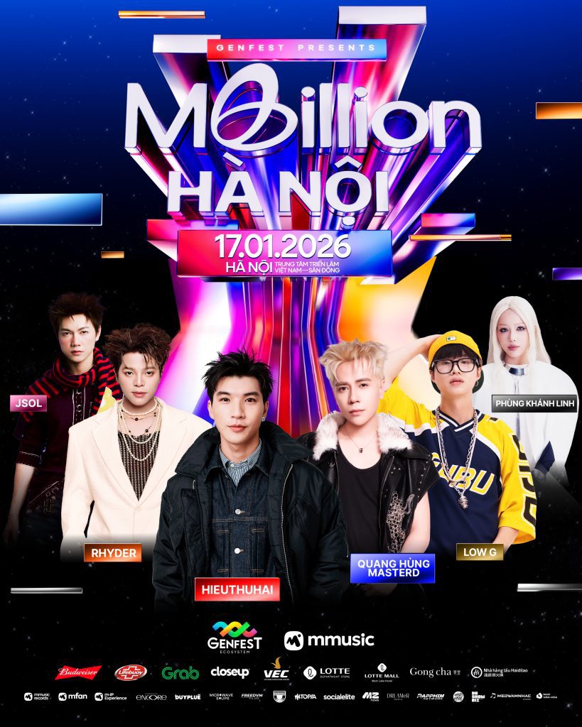 GENfest Presents MBILLION chính thức lộ diện line up trong mơ, mang 6 mini concert trọn vẹn đến Hà Nội- Ảnh 1. GENfest Presents MBILLION chính thức lộ diện line up trong mơ, mang 6 mini concert trọn vẹn đến Hà Nội- Ảnh 1.