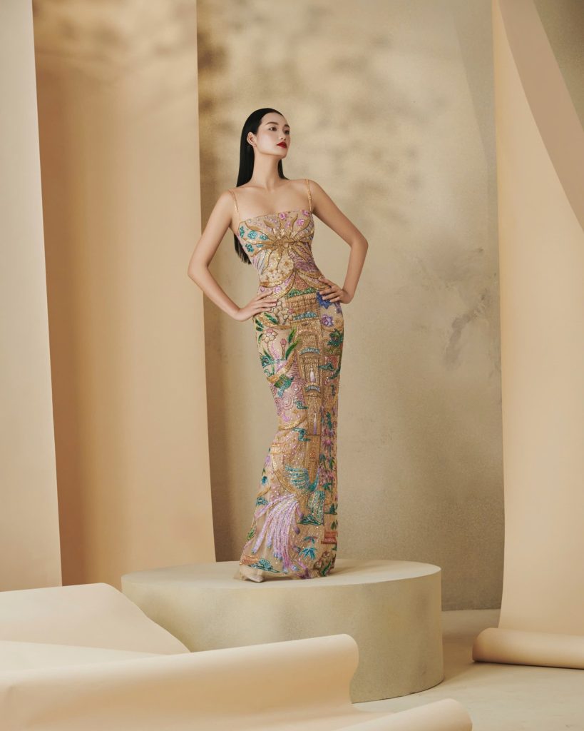 &Aacute; hậu Miss Universe Vietnam Quỳnh Anh gợi cảm trong BST mới của NTK Nguyễn Ph&uacute;c Tuấn- Ảnh 6.