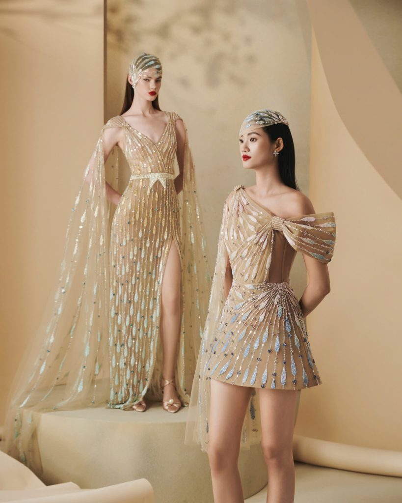 &Aacute; hậu Miss Universe Vietnam Quỳnh Anh gợi cảm trong BST mới của NTK Nguyễn Ph&uacute;c Tuấn- Ảnh 1.