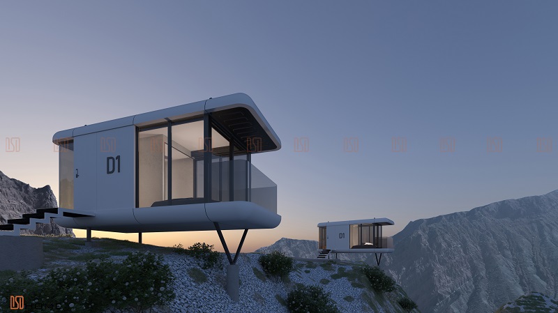 Nhà lắp ghép Cabin D1