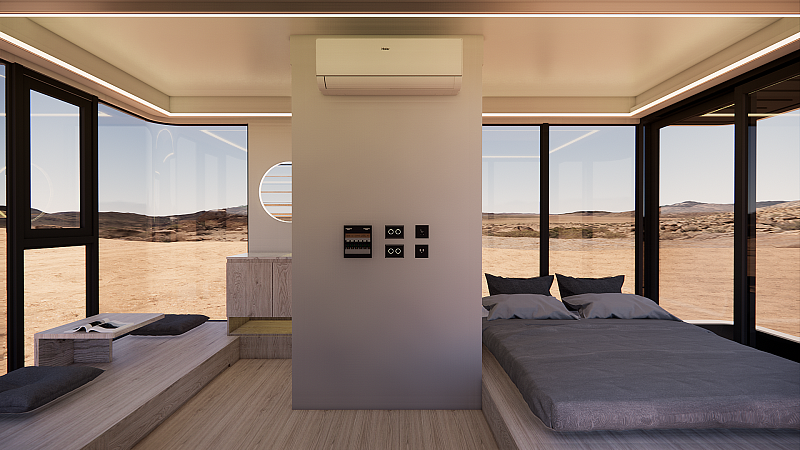 Không gian nội thất cabin D1
