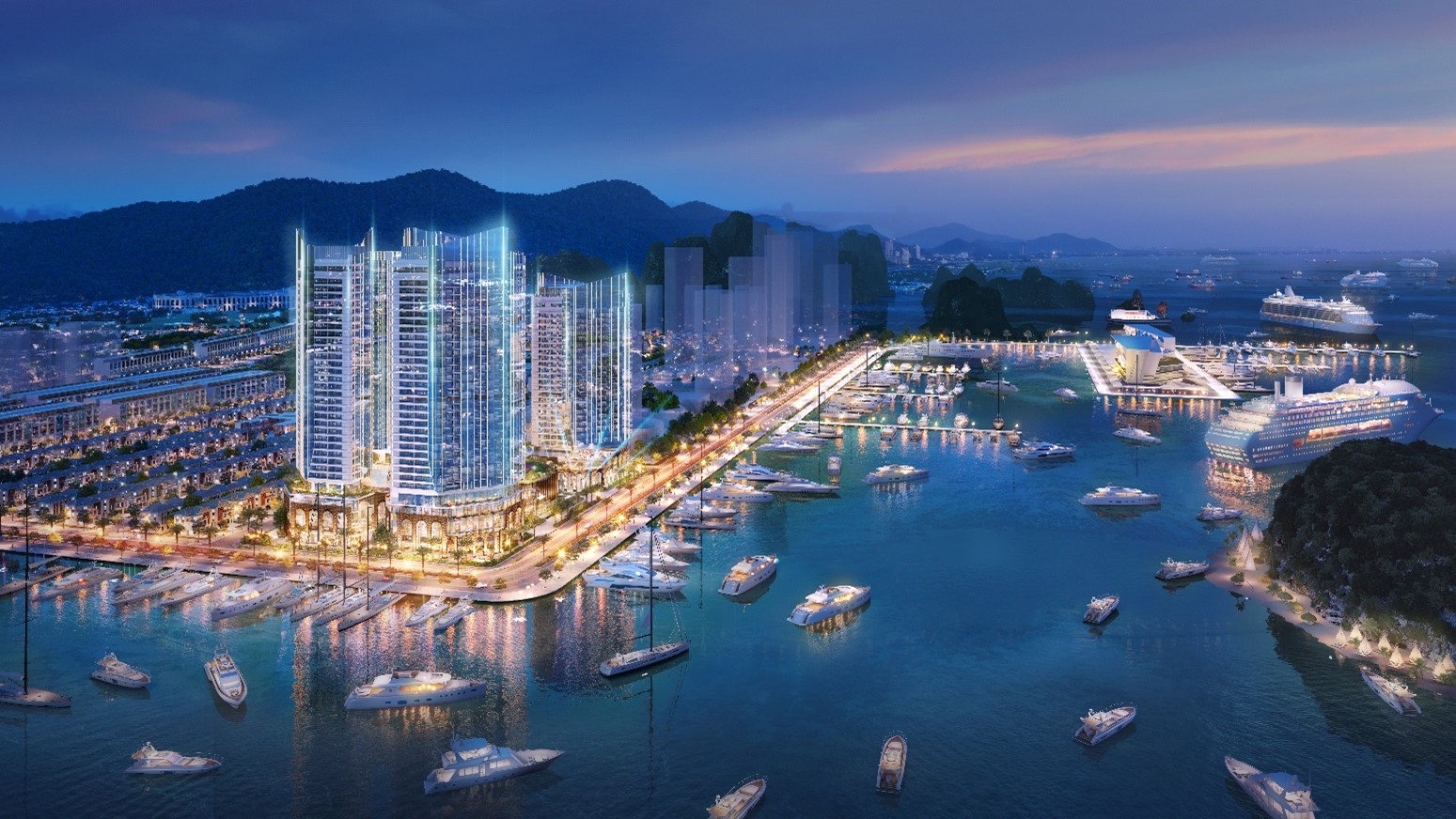 Crystal Holidays Harbour Vân Đồn sở hữu bến du thuyền 5 sao ngay trong lòng dự án