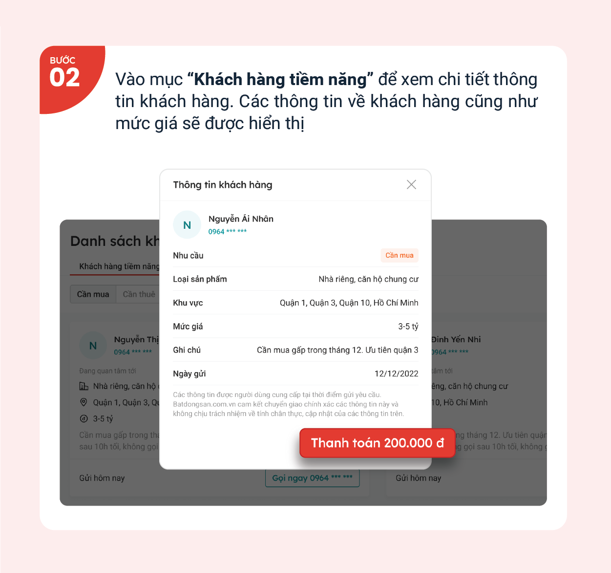 3 bước sở hữu kh&aacute;ch h&agrave;ng tiềm năng