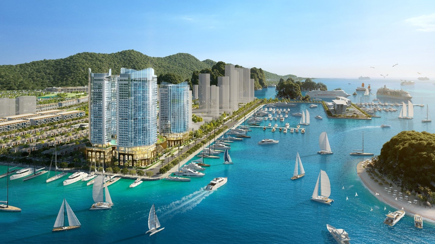 Crystal Holidays Harbour V&acirc;n Đồn c&aacute;ch Bến cảng cao cấp Ao Ti&ecirc;n chỉ 2 ph&uacute;t di chuyển