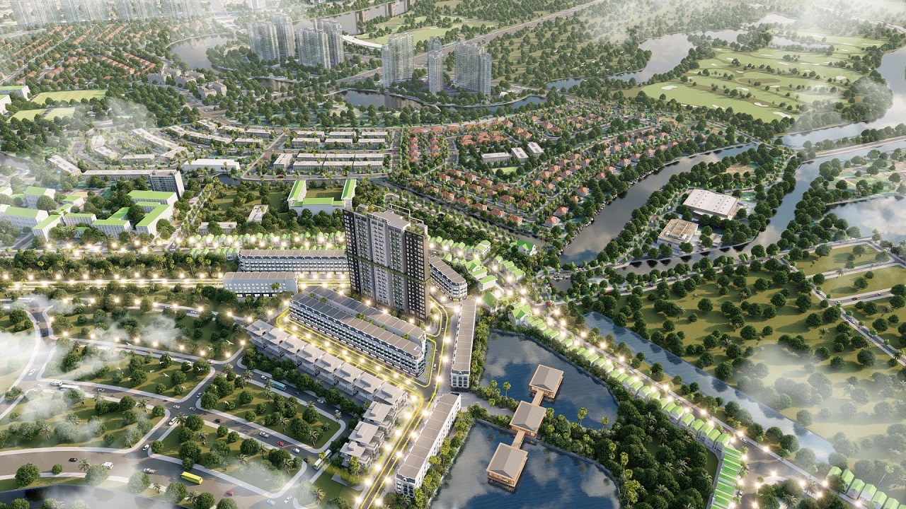 Phối cảnh tổng thể dự án Trust City