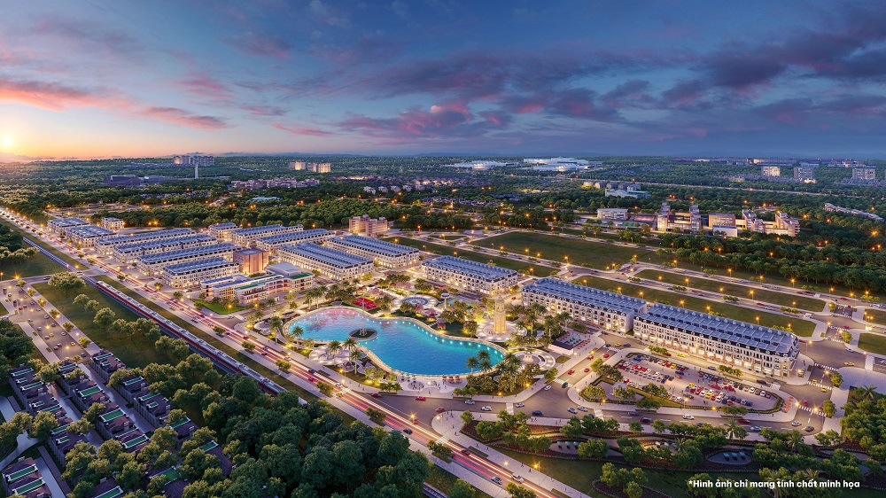 Phối cảnh tổng thể minh hoạ dự án Tấn Đức Central Park