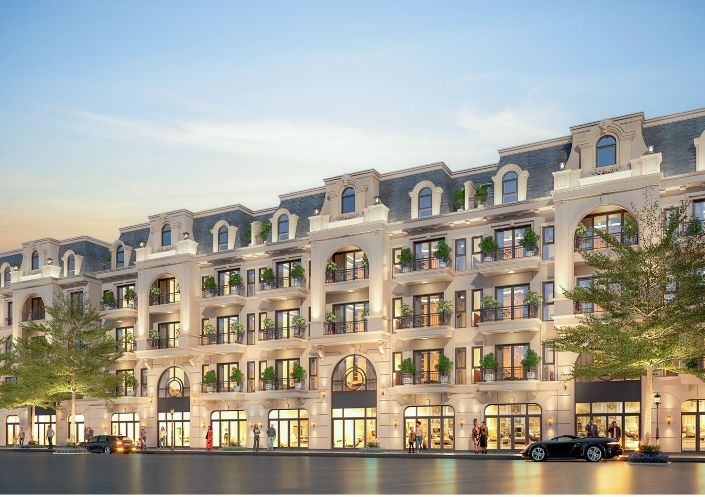 Kiến trúc châu Âu ấn tượng, bề thế, “đúng chất, hợp gu” người Hải Phòng tại Royal River City.