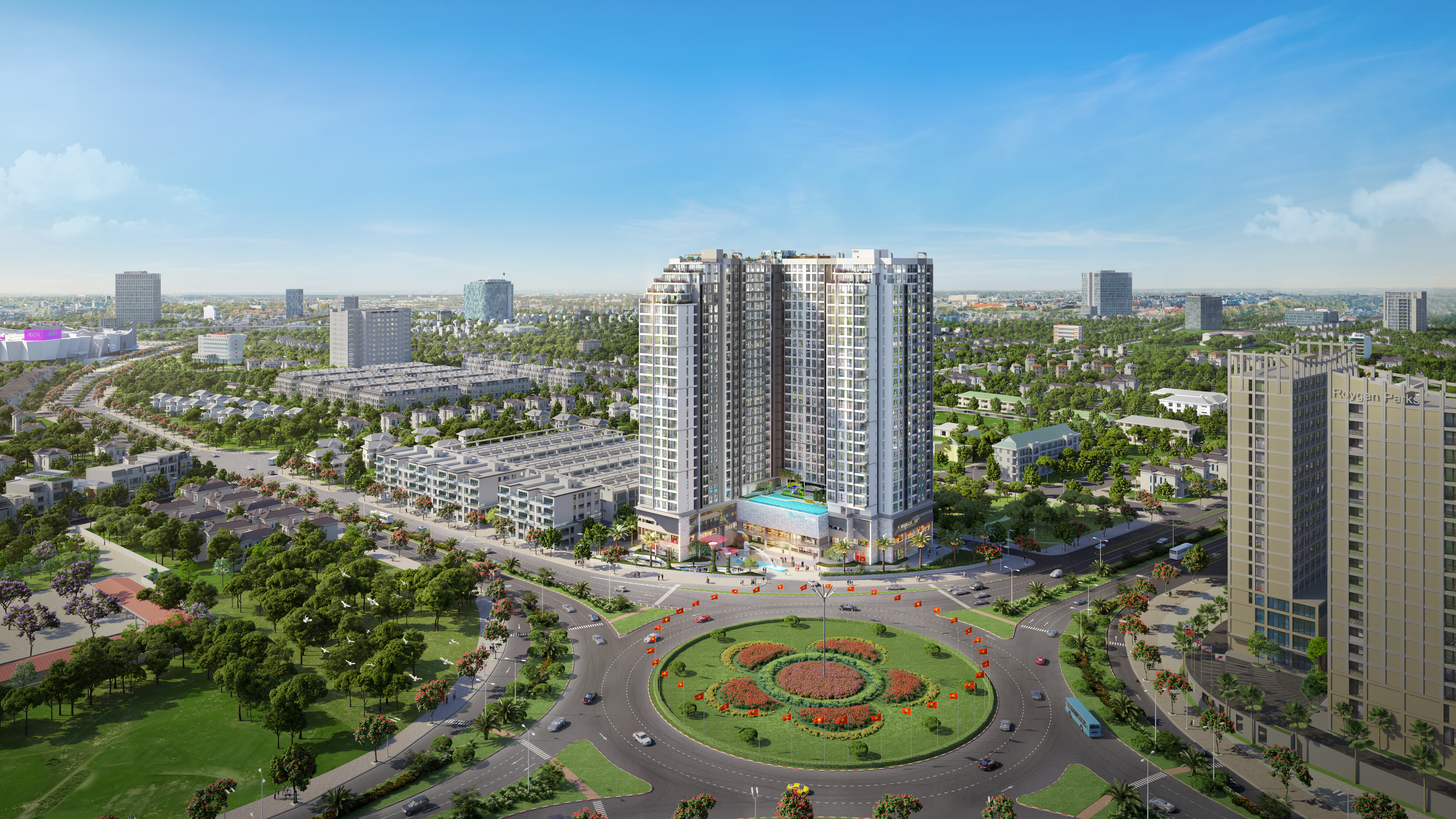 Sentosa Sky Park tọa lạc vị tr&iacute; đắc địa tại trung t&acirc;m Th&agrave;nh phố Hải Ph&ograve;ng.