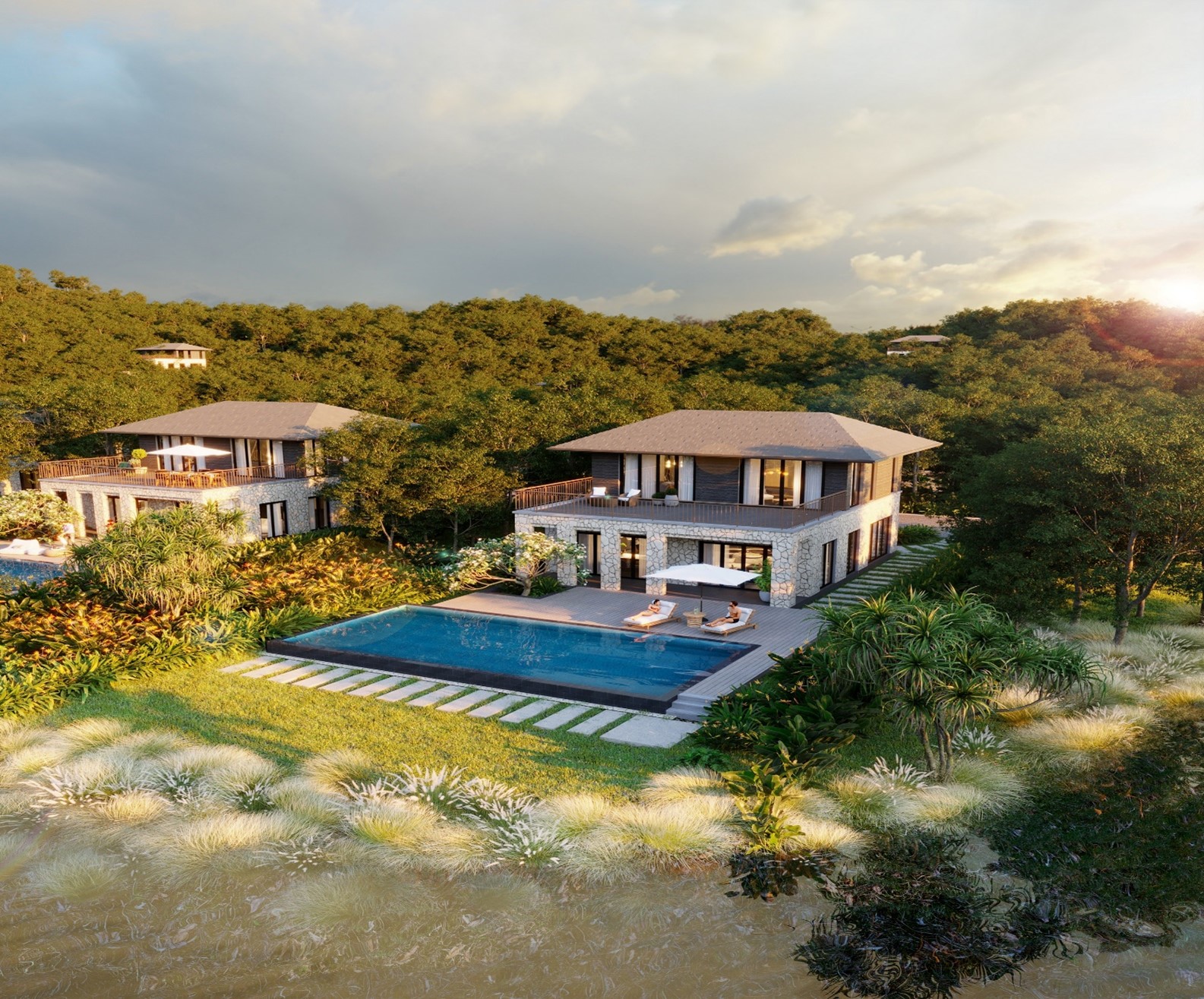 Phong c&aacute;ch thiết kế CAMELIA Villas