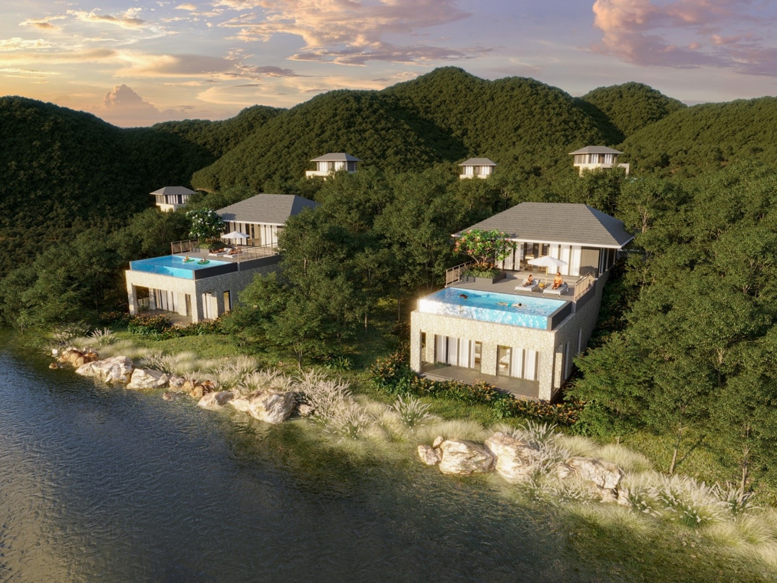 Phong c&aacute;ch thiết kế LAVANDULA Villas