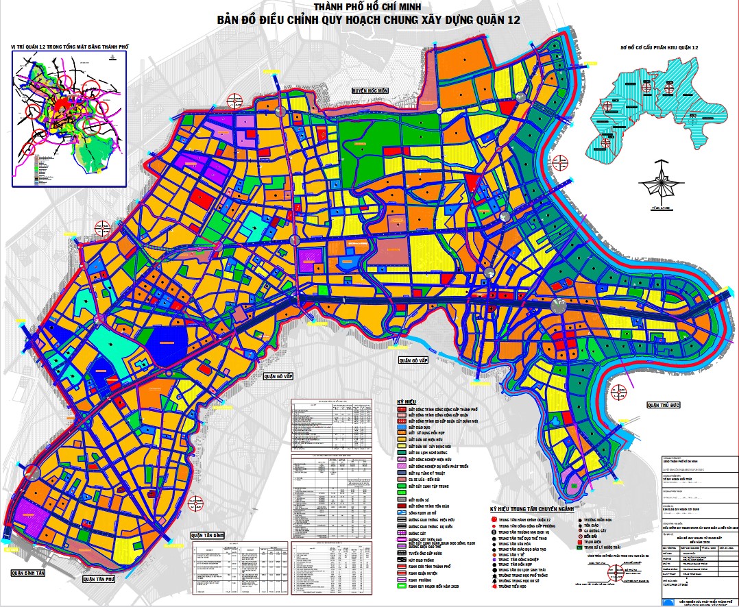 Bản đồ quy hoạch Quận 12