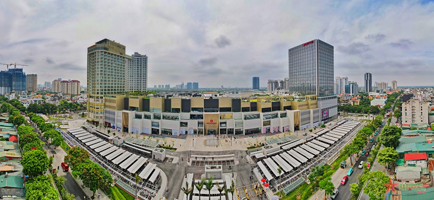 Toàn cảnh Lotte Mall West Lake Hanoi.