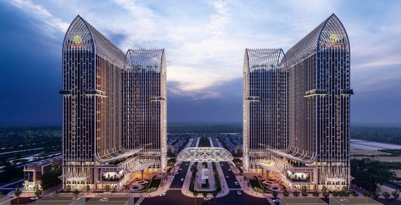 Luxora Bắc Giang - To&agrave; Th&aacute;p Đ&ocirc;i Biểu Tượng Nằm Tromg The Terra Được Văn Ph&uacute; Invest Chuyển Nhượng Cho Chủ Đầu Tư Mới New Goldsun- Ảnh 2.
