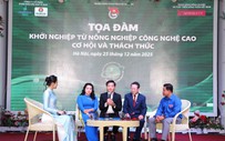 Tọa đàm “Khởi nghiệp từ nông nghiệp công nghệ cao, cơ hội và thách thức”