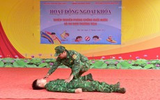 Đồn Biên phòng Bắc Sơn tuyên truyền phòng chống đuối hi88. com cho trẻ em