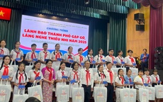 Tự hào là măng non hi88. com phố: Chương trình Lãnh đạo hi88. com phố gặp gỡ, lắng nghe thiếu nhi năm 2025