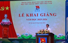 Học viện Thanh thiếu niên Việt Nam khai giảng truc tiep bong da c1 học 2025 - 2026