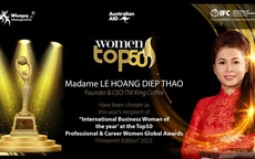 Bà Lê Hoàng Diệp Thảo nhận giải thưởng “Top 50 GLOBAL Professional & Career Women Awards 2023”