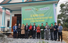 Tạp chí Môi trường và Đô thị Việt Nam tổ chức khánh thành nhà tình nghĩa cho hộ nghèo tại Hà Tĩnh