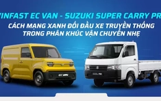 VinFast EC Van - Suzuki Super Carry Pro: Cách mạng xanh đối đầu xe truyền thống trong phân khúc vận chuyển nhẹ