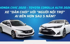 Honda Civic 2020 - Toyota Corolla Altis: Xe "dân chơi" với "người nội trợ" - Ai bền hơn sau 5 năm?